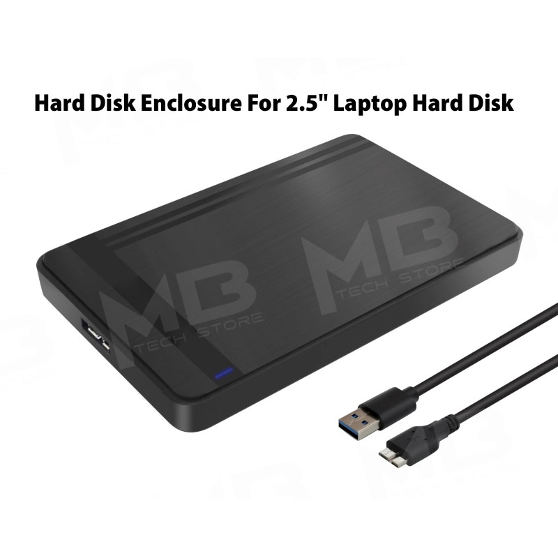 External Hard Disk Enclosure For 2.5" HDD SATA to USB 3.0