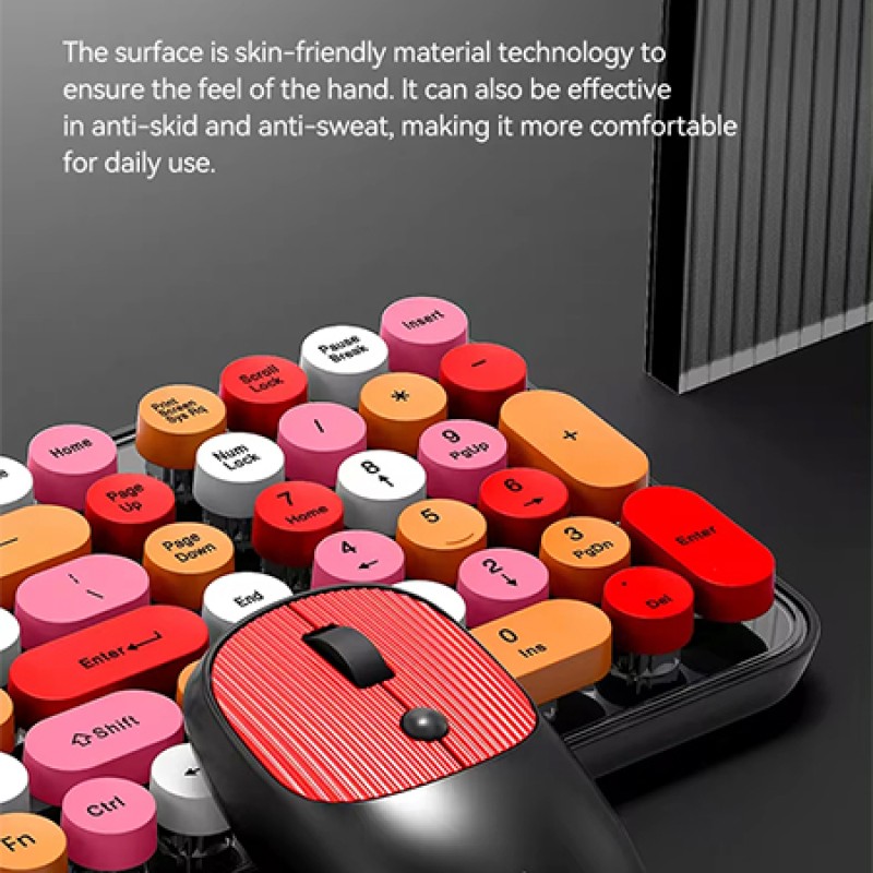 Tf350 RED Wireless Keyboard and Mouse Combo