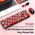 Tf350 RED Wireless Keyboard and Mouse Combo