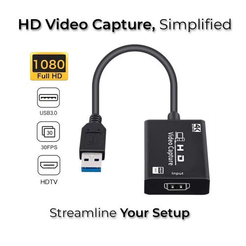 4K Video Capture HDMI to USB 3.0