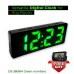 Digital Clock S-3806M Green numbers