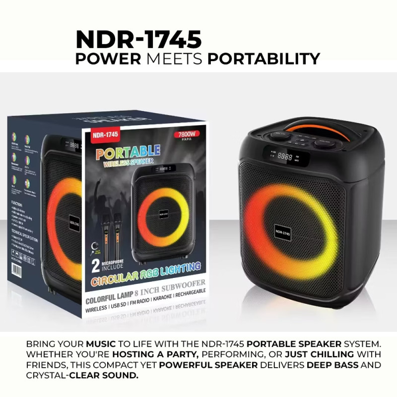 NDR-1745 Bluetooth Speaker