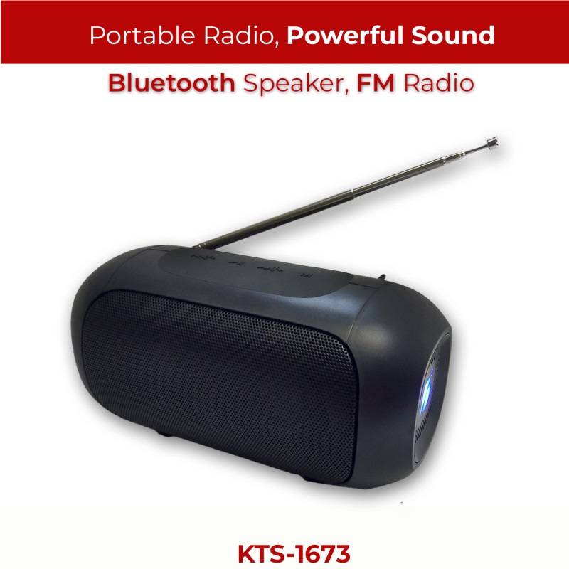 KTS-1673 portable FM radio