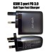 65W 3 port PD 3.0 GaN Type Fast Charger