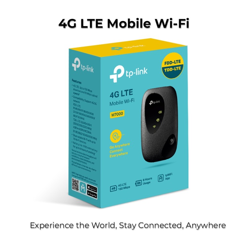 4G LTE Mobile Wi-Fi Tp-link M7000