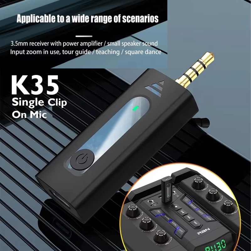 K35 Wireless collar Microphone-Single